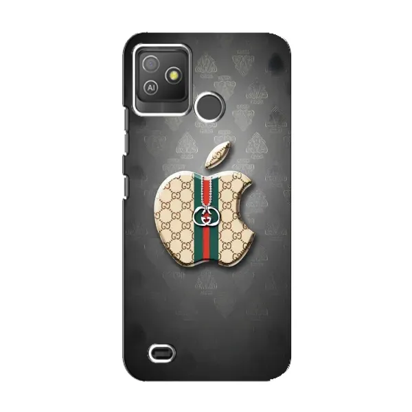 Чохол з принтом «Apple gucci» для TECNO Pop 5 GO