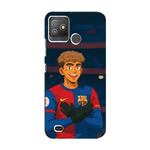 Чехол с футболистом Ламин Ямаль Tecno Pop 5 GO (Футболист Ямаль)