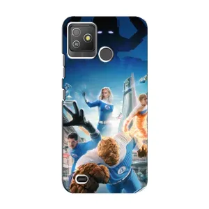 Чехол с принтом Фантастическая четверка для Tecno Pop 5 GO (Герои Фантастическая Четверка)