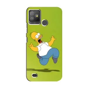 Чехол с Симпсонами для Tecno Pop 5 GO (VPrint) (Гомер Симпсон)