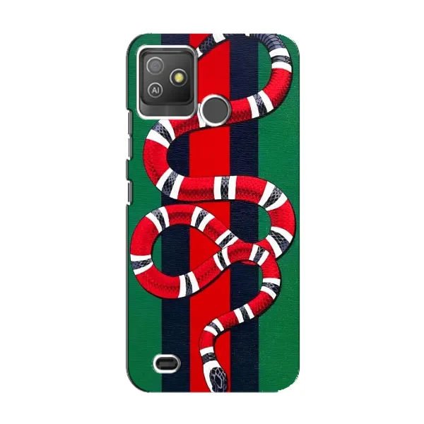 Чохол з принтом «Gucci змія» для TECNO Pop 5 GO