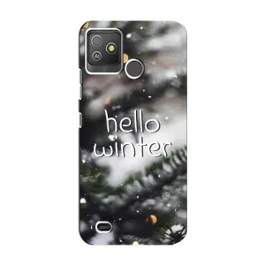 Новорічні, Святкові Чохли для Tecno Pop 5 GO - 2024 год (Hello winter)