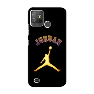 Чехлы для Tecno Pop 5 GO - с картинкой JORDAN (AlphaPrint) (Jordan Gold)