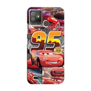Силиконовый чехол Маквин для Tecno Pop 5 GO (Коллаж Молния Маквин)