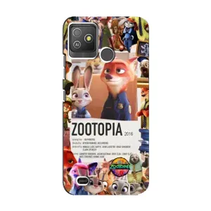 Чехол Зоотрополіс на Tecno Pop 5 GO (Постер Зверополис)