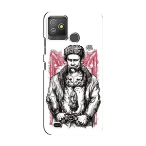Чехлы для Tecno Pop 5 GO с принтом Тараса Шевченко (AlphaPrint) (Козак Шевченко)