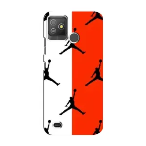 Чехлы для Tecno Pop 5 GO - с картинкой JORDAN (AlphaPrint) (Лого Джордан)