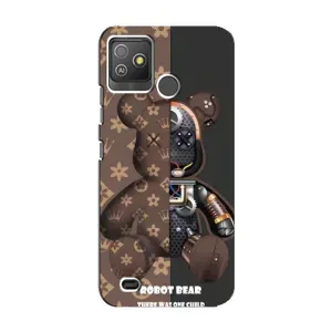 Крутые Чехлы Луи Виттон для Tecno Pop 5 GO (AlphaPrint) (Медведь Луи Витон)