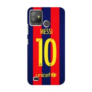 Чохли Мессі для Tecno Pop 5 GO (AlphaPrint) (Messi Barca 10)