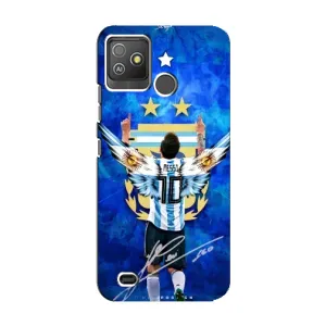 Чехлы для Tecno Pop 5 GO (Leo чемпион) (AlphaPrint) (Месси сборная)