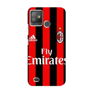 Чехлы для Tecno Pop 5 GO (VPrint) - Футбольные клубы (Milan)