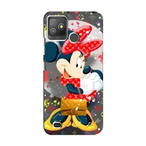 Чохол Disney Mouse Tecno Pop 5 GO (PREMIUMPrint) (Minni з бантіком)