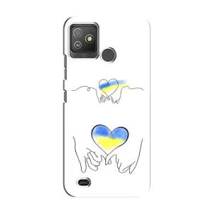 Чехол для Патриота Украины Tecno Pop 5 GO - (AlphaPrint) (Мир Украине)
