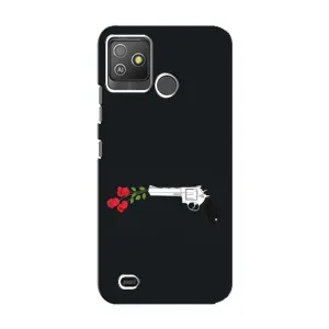 Чехлы (ART) Цветы на Tecno Pop 5 GO (VPrint) (Неочікувані квіти)