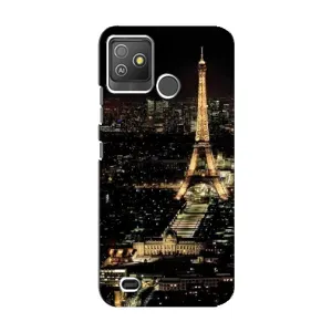 Чохол Ейфелева Вежа Tecno Pop 5 GO - (AlphaPrint) (Нічний Париж)