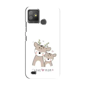 Чохли для мами на Tecno Pop 5 GO (Оленята мама і малюк)