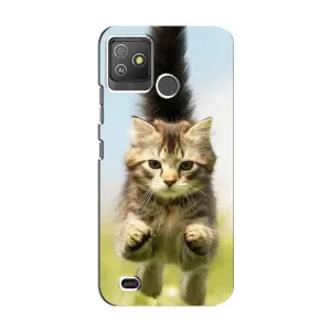 Чохли з Котиками для Tecno Pop 5 GO (VPrint) (Прижок кота)