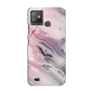 Мраморний чехол на Tecno Pop 5 GO (VPrint) (Пурпурний Мрамор)