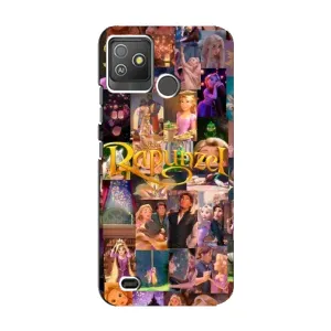 Чехол Рапунцель для Tecno Pop 5 GO (Коллаж Рапунцель)