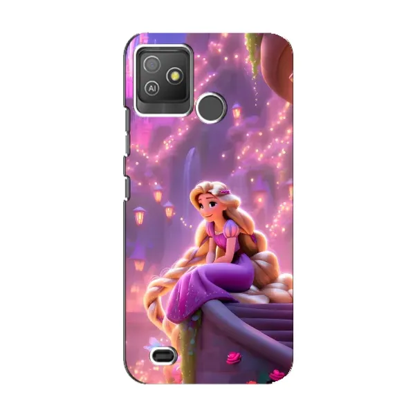 Чохол з принтом «Рапунцель у замку» для TECNO Pop 5 GO