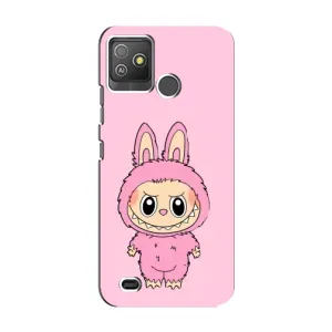 Чохол з Лабубу на Tecno Pop 5 GO (Рожевий Лабубу)