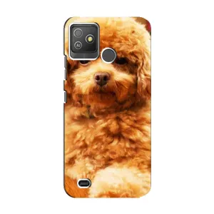 Чохли з собаками для Tecno Pop 5 GO (VPrint) (Цуценя Бішон)