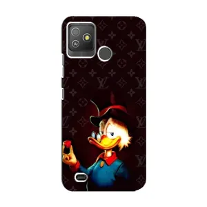 Чехли для Tecno Pop 5 GO - Скрудж МакДак Louis Vuitton (PREMIUMPrint) (Скрудж з ботліантом)