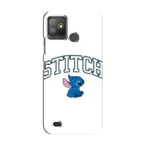 Чехол с принтом Стич на TECNO Pop 5 GO (Стич лого)