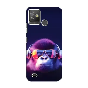 Чохол з Мавпами Tecno Pop 5 GO - (AlphaPrint) (Стильна мавпа)