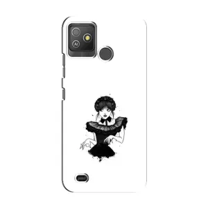 Чехлы Венсдей на Tecno Pop 5 GO Уэнсдей (AlphaPrint) (танец Уэнздей)