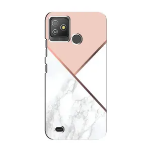Мраморний чехол на Tecno Pop 5 GO (VPrint) (Тройний мрамор)
