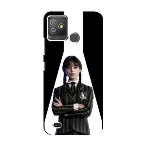 Чехлы Венсдей на Tecno Pop 5 GO Уэнсдей (AlphaPrint) (W-Wednesday)