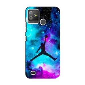 Чехлы для Tecno Pop 5 GO - с картинкой JORDAN (AlphaPrint) (Яркий Джордан)