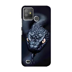 Чохол з картинкою 'Хижаки' для Tecno Pop 5 GO (Чорна змія)