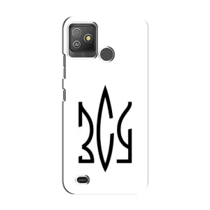 Чехлы для Tecno Pop 5 GO Укр. Символика (AlphaPrint) (ЗСУ герб)