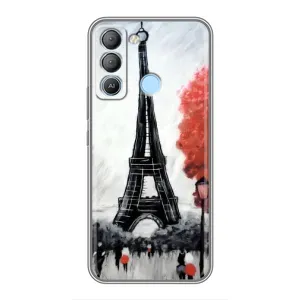 Чохол Ейфелева Вежа TECNO Pop 5 LTE - (AlphaPrint) (Вежа в Парижі)