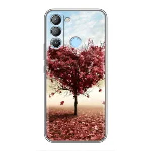 Чехлы для любимой на ТЕКНО Pop 5 LTE (VPrint) (Дерево серце)
