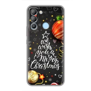 Рождественские Чехлы для TECNO Pop 5 LTE (VPrint) (Елочка)