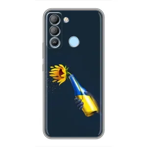 Чохол для Патріота України TECNO Pop 5 LTE - (AlphaPrint) (Коктель молотова)