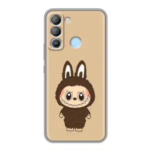 Чохол з Лабубу на TECNO Pop 5 LTE (Bored Ape в червоному)