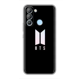 Чохол з принтом «Лого BTS» для TECNO Pop 5 LTE