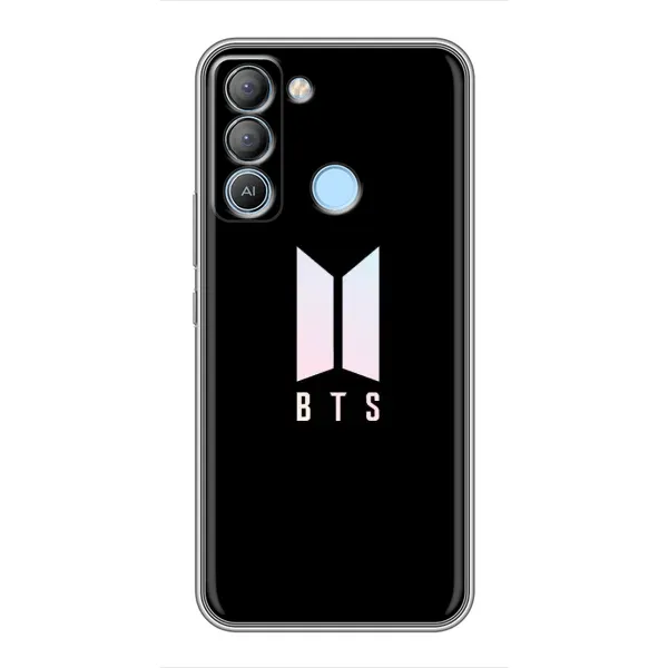 Чохол з принтом «Лого BTS» для TECNO Pop 5 LTE