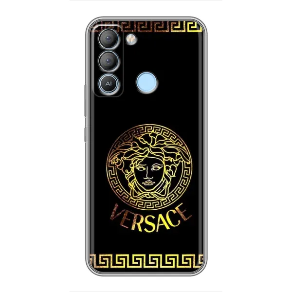 Чохол з принтом «Logo Versace» для TECNO Pop 5 LTE Чохол з принтом «Logo Versace» для TECNO Pop 5 LTE