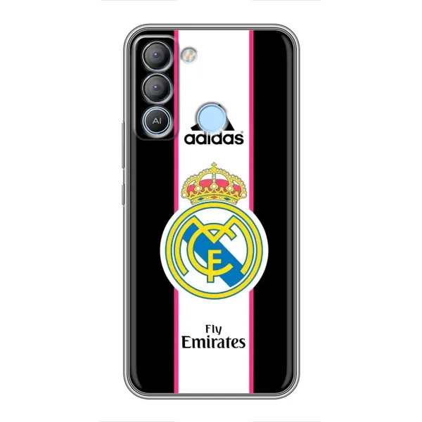Чехол с принтом «Лого Real Madrid» для TECNO Pop 5 LTE