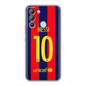Чехлы Месси для TECNO Pop 5 LTE (AlphaPrint) (Messi Barca 10)