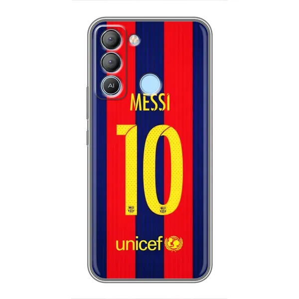 Чохол з принтом «Messi Barca 10» для TECNO Pop 5 LTE