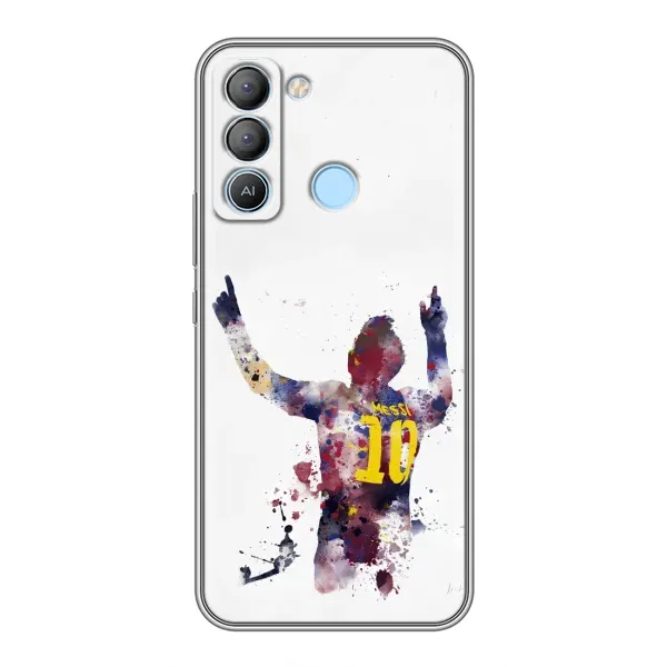 Чохол з принтом «Messi Barca» для TECNO Pop 5 LTE