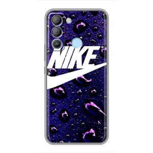 Чехол для TECNO Pop 5 LTE - с принтом Найк (AlphaPrint) (Найк принт)