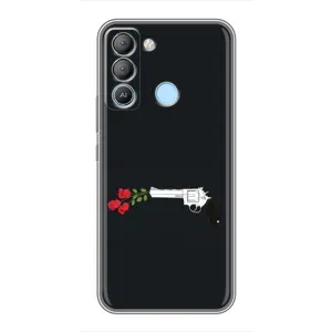 Чехлы (ART) Цветы на TECNO Pop 5 LTE (VPrint) (Неочікувані квіти)