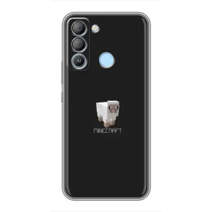 Чохол Майнкрафт на TECNO Pop 5 LTE (AlphaPrint) Minecraft (Овечка Майнкрафт)